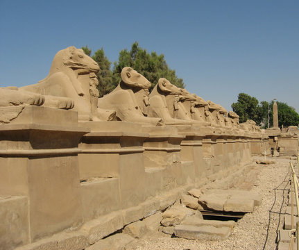 Avenue of Sphinxes at Karnak