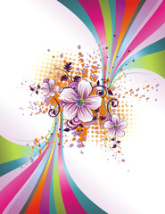 Flower Vector Composition