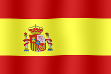 Obraz premium Drapeau espagnol