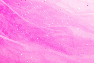 princess background of pink tulle