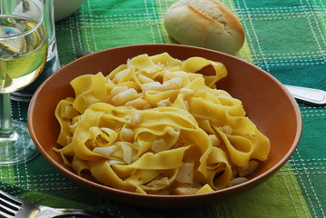 Pappardelle agli asparagi bianchi - Primi Toscana