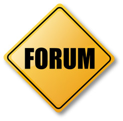 Forum Road Sign