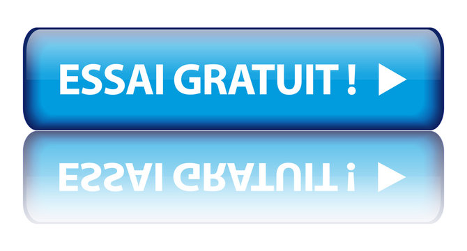 Bouton "Essai Gratuit" (avec r&eacute;flection)