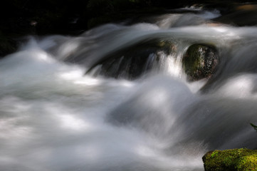 Fototapeta premium Wasserschaum in Wildbach