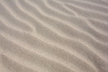 Fototapeta na wymiar a photo of sand in the beach with dunes