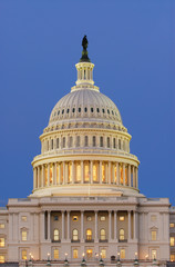 Fototapeta na wymiar Kopuła Capitol USA w Waszyngtonie, DC