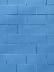Naklejka premium blue cinder block wall background