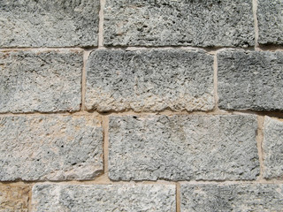 old cinder block wall