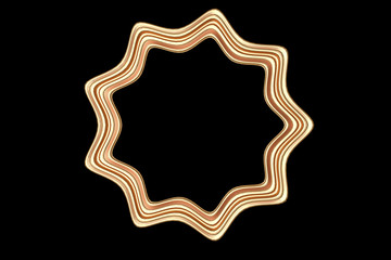 Bilderrahmen Stern Kupfer