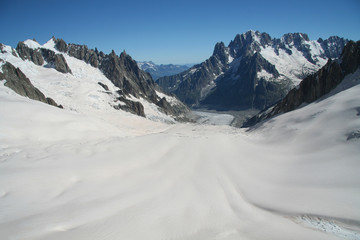 Fototapeta na wymiar Morze lodu w Chamonix