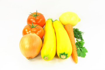 Fototapeta na wymiar Vegetables and Fruit