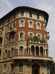 Fototapeta na wymiar Pałac w Mediolanie (Włochy)