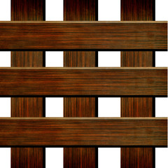 Wood texture with straight lines on a white background