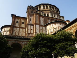 Iglesia del convento de Santa Maria delle Grazie en Milan