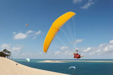 Rolgordijnen Parapente dune du pyla © philippe Devanne