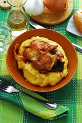 Pernici con polenta - Secondi Carne Lombardia