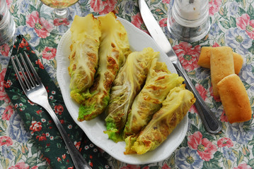 Involtini con le verze