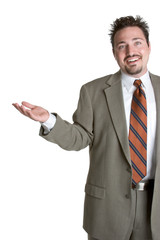 Questioning Businessman