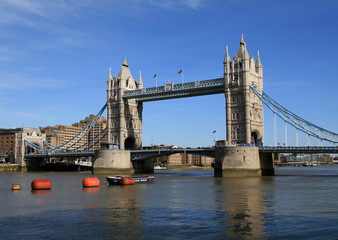 Fototapeta na wymiar Tower Bridge zobaczyć. Londyn, Wielka Brytania