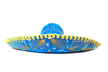 Mexican Hat on white background .