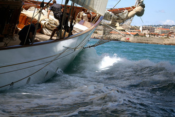 voilier bateau régate port mer méditerranée côte d'azur provence