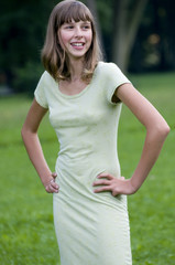 Fototapeta premium Beautiful teenage girl