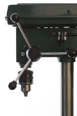 Precision Bench Drill Press - Isolated on White