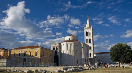 Fototapeta na wymiar Zadar Roman Forum DE