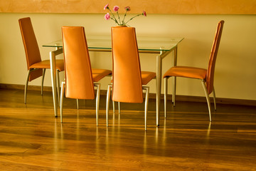 Interior shot or modern dining room - 8914481