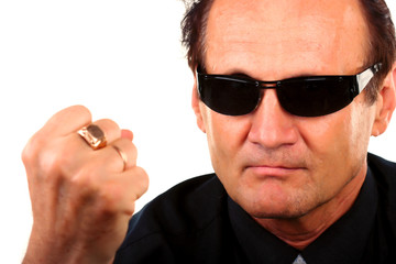 Fototapeta premium Men Showing fist