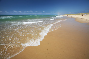 Fototapeta na wymiar Atlantic cean beach