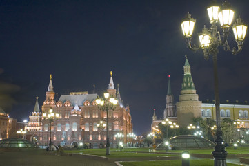 Fototapeta na wymiar Rosja. Moskwa manege placu w pobliżu Kremla