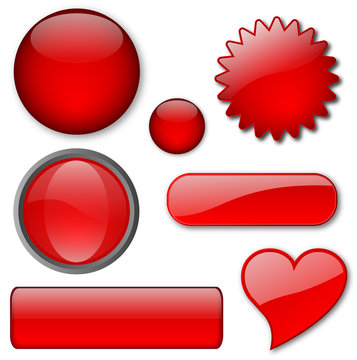 Miscellaneous Red buttons