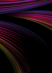 Rainbow inspired abstract colorful background with copy space