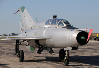 Cold War era Soviet made jetfighter Mig-21