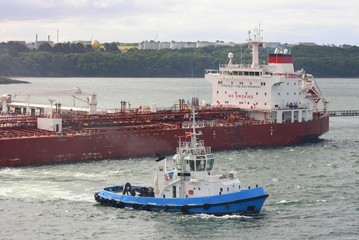 Naklejka premium départ de la rade de cork (irlande)