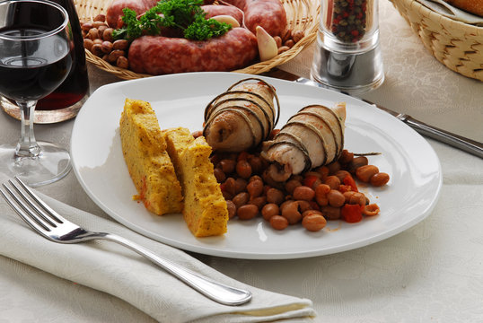 Intingolo con fagioli - Pucia e fasoeu - Antipasti Lombardia