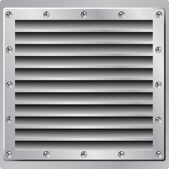 Metal Background Air Vent