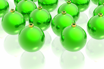 Green christmas decoration
