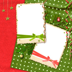 christmas and new year modern scrapbook layout