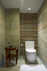 in toilet