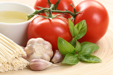 ingredient to make delicious spaghetti - food and drink