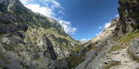Panorama Ruta del cares - Pics d'europe - Espagne