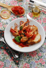 Moscardini in umido - Secondi di pesce del Veneto