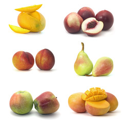 Fruit isolated on white