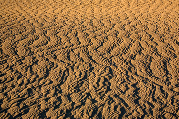 Detail der Mesquite Sand Dunes im Death Valley