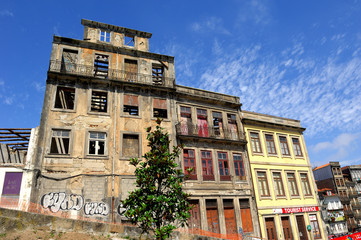 Immeuble abandonné à Porto