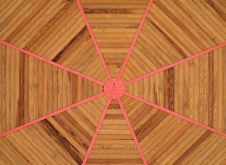 Wood And Metal Octagonal Pattern