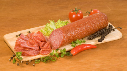 Piquant salami