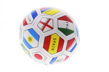 Soccer Ball on Isolated White Background